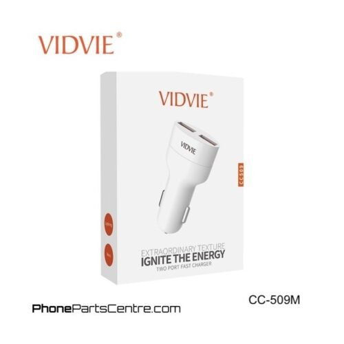 Vidvie Chargeur pour voiture Double sorite- Avec câble USB vers micro CC509V