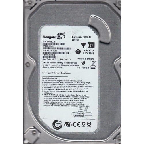 Seagate Internal Hard Drive, 500GB