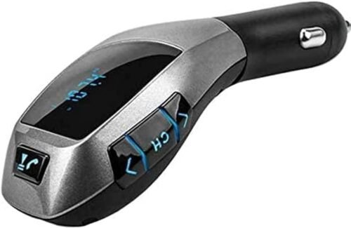 x6 Bluetooth Car Kit MP3 Player FM Transmitter USB Charger with LCD Screen for iPhone Samsung LG