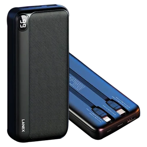 Double Integrated Power Bank with LED Display 10000 mAh