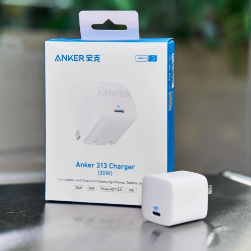Anker 313 GaN 30W Foldable Charger USB C GaN Charger PIQ 3.0 Foldable PPS FastCharger
