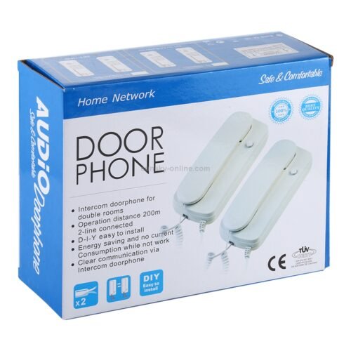 109DC Two-Way HD Wired Intercom Door Phone (White)