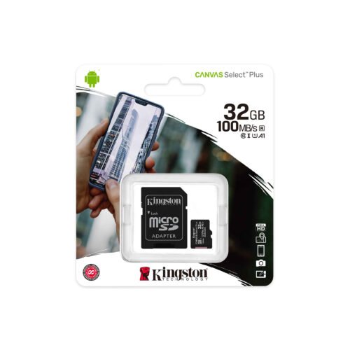 Kingston Canvas Select Plus microSD Memory Cards – 32GB