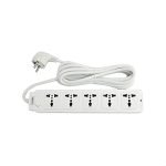 Gigamax MTS-1105 Power Strip, 5 Sockets - 2500W