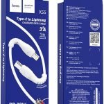 Cable Type-C to Lightning “X55 Trendy” PD charging data sync