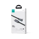 S-CC100A17 100W Type-C to Type-C Right Angle Fast Charging Data Cable 1.2M/2M