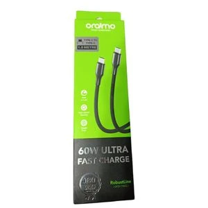 كابل شحن سريع أورايمو OCD-114CC تايب سي إلى تايب سي 60 وات 1.5 متر