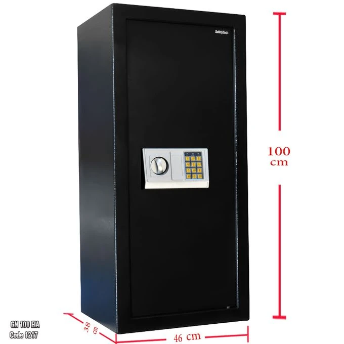 خزانة أمان معدنية من Safety Tech - مقاس 100x46x38 سم