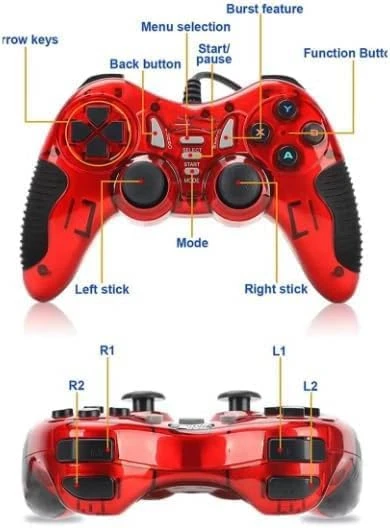 ذراع تحكم ألعاب Cougar EGY Double 3082 - طقم مزدوج سلكي - الصورة 2