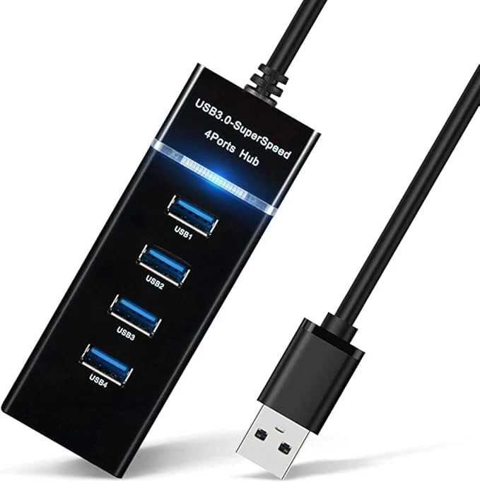 First 1 USB 3.0 Hub 4 Ports High Speed 5Gbps