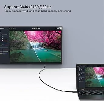 Cougaregy DisplayPort 1.2V بريميوم بدقة 4K بطول 3 متر - الصورة 3