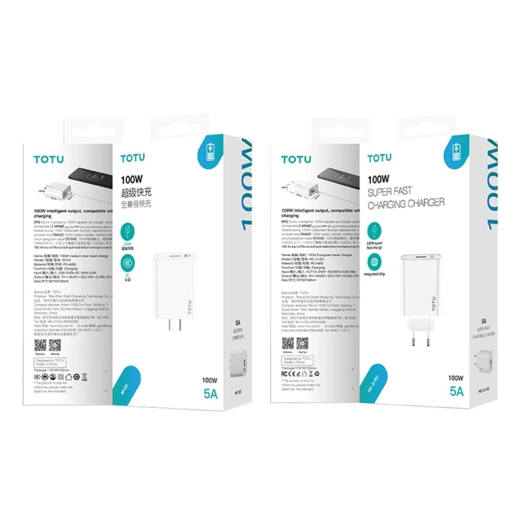 شاحن TOTU 100W