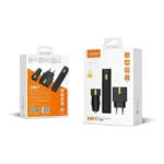 طقم شحن هواتف LDNIO CC200 المتكامل 3 في 1 (شاحن سيارة + شاحن سفر + باور بانك)