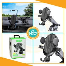 حامل هاتف للسيارة Hi-Class Hi-800 - ذراع مرن للتثبيت على الزجاج وفتحات التهوية