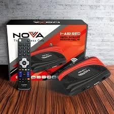 رسيفر نوفا آي إير ريد (Nova I-Air Red) جهاز استقبال قنوات فضائية Full HD مدمج الواي فاي.