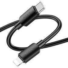 كابل شحن سريع ونقل بيانات هوكو X96 من USB-C إلى IP - بقوة 20 واط وطول 25 سم - الصورة 2