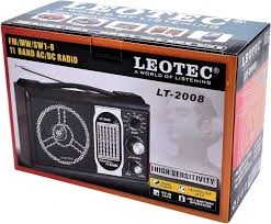 راديو ليوتك Leotec LT-2008 محمول 11 موجة AM/FM/SW. - الصورة 3