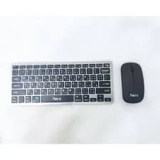 طقم كيبورد وماوس لاسلكي Point Magic Pebble PT-700 بنظام توصيل مزدوج