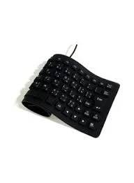 لوحة مفاتيح I-ROCK Flexible Keyboard سيليكون مرنة وقابلة للطي ضد الماء