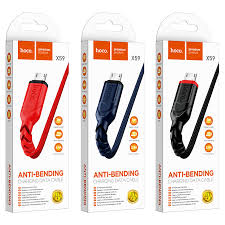 Hoco X59 – Victory Rechargeable Data Cable (3A – 2M) – Type C Plug