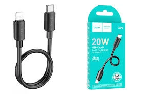 كابل شحن سريع ونقل بيانات هوكو X96 من USB-C إلى IP - بقوة 20 واط وطول 25 سم - الصورة 5