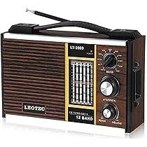 راديو ليوتك Leotec LT-2008 محمول 11 موجة AM/FM/SW.