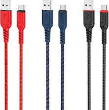 Hoco X59 – Victory Rechargeable Data Cable (3A – 2M) – Type C Plug - الصورة 4
