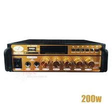 مضخم صوت ستيريو ون واي (One Way) نظام Hi-Fi للمسرح المنزلي مع مستقبل صوتي مدمج