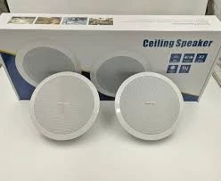 طقم سماعات سقف ستيريو (Ceiling Speaker Pair) مزود بمضخم صوت رقمي ومدخل AUX