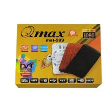 جهاز رسيفر كيوماكس Qmax mst-999 HD ميني - دعم H.264 HEVC و Full HD 1080.