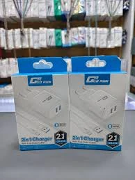 شاحن جو رن الثنائي Go Run GR-034 بقوة 2.1 أمبير مع كابل Type-C - الصورة 2