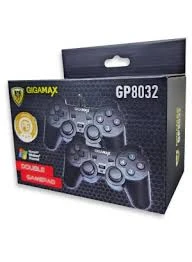مجموعة ذراعي تحكم ألعاب GIGAMAX GP8032 - سلكي مزدوج - الصورة 2