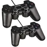 مجموعة ذراعي تحكم ألعاب GIGAMAX GP8032 - سلكي مزدوج