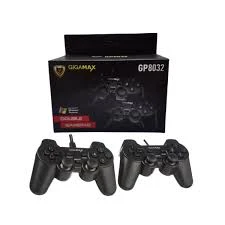 مجموعة ذراعي تحكم ألعاب GIGAMAX GP8032 - سلكي مزدوج - الصورة 4