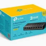 سويتش تي بي لينك LS109P مكتبي 9 منافذ منها 8 منافذ PoE+ بقدرة 63 وات