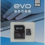 كارت ذاكرة evo XC1 سعة 128 جيجابايت Micro SD مع محول سرعة 100MB/s