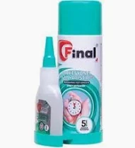 لاصق سريع احترافي فاينال Final Professional Fast Adhesive مع بخاخ منشط.
