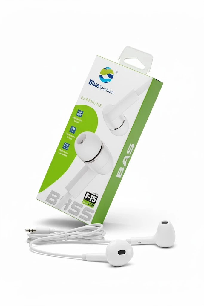 سماعات أذن بلو سبكتروم Blue Spectrum موديل F-15 بمقبس 3.5 ملم - الصورة 2