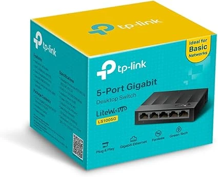 سويتش تي بي لينك 6 بورت PoE+ لسطح المكتب موديل TP-Link LS106LP - الصورة 3