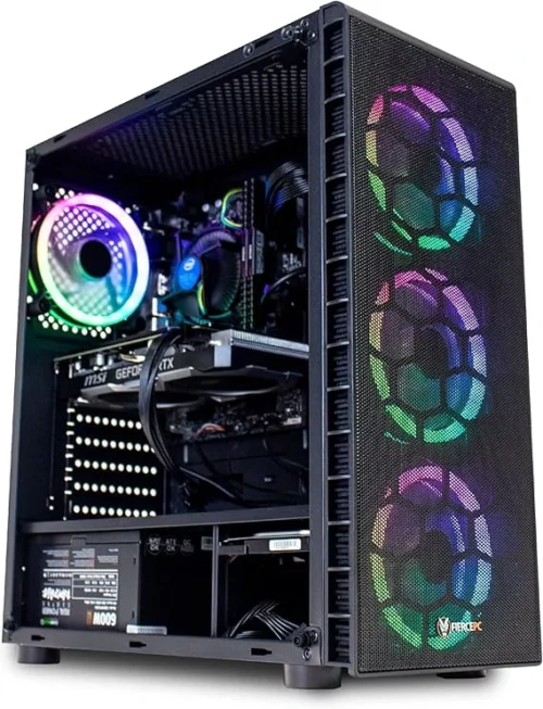 تجميعة ألعاب احترافية Intel Core i5-12400F مع كارت RTX 3060 وذاكرة 16GB RAM