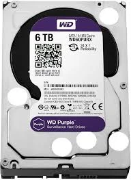 هارد ديسك وسترن ديجيتال بنفسجي 6 تيرا WD Purple Surveillance HDD 6TB