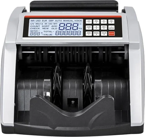 ماكينة عد النقود MJK 510 الاحترافية مع نظام كشف التزوير المتطور