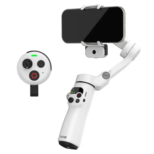 مانع اهتزاز ومثبت هواتف ذكية Zhiyun Smooth-Q5 Ultra Combo ثلاثي المحاور مع جهاز تحكم