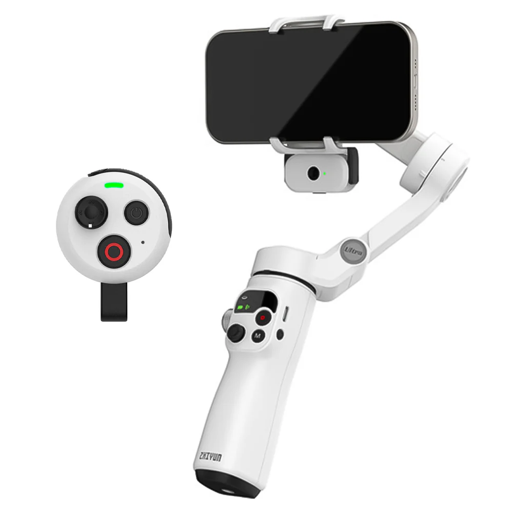 مانع اهتزاز ومثبت هواتف ذكية Zhiyun Smooth-Q5 Ultra Combo ثلاثي المحاور مع جهاز تحكم