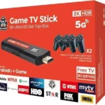 جهاز Game TV Stick 8K Ultra HD لتشغيل الألعاب والتطبيقات الذكية