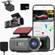 كاميرا سيارة داش كام Majentik MZ-03 دقة 4K بثلاث عدسات